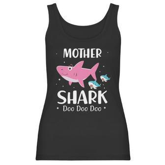 Funny Mother Pink Shark Doo Doo Doo Women Tank Top | Favorety DE