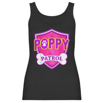 Funny Poppy Patrol - Dog Mom Dad For Men Women Women Tank Top | Favorety