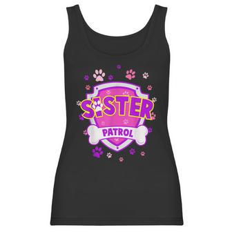 Funny Sister Patrol - Dog Mom Dad For Men Women Women Tank Top | Favorety AU