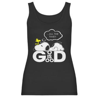 God Is Good Snoopy Women Tank Top | Favorety UK