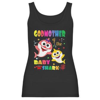 Godmother Of The Baby Shark Birthday Women Tank Top | Favorety CA