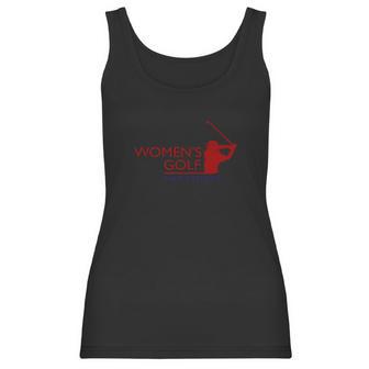 Womens Golf Pine Needles Graphic Design Printed Casual Daily Basic Women Tank Top | Favorety