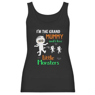 I Am The Grand Mummy And I Love My Little Monsters Grandma Women Tank Top | Favorety