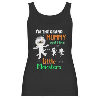 Im The Grand Mummy And I Love My Little Monsters Grandma Women Tank Top | Favorety CA