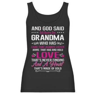 Grandma Who Has Ears That Always Listen Gift T Women Tank Top | Favorety UK