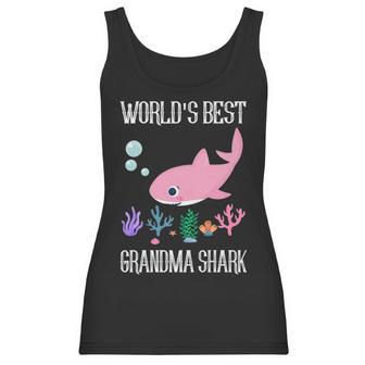 Grandma Gift Worlds Best Grandma Shark Women Tank Top | Favorety UK