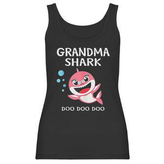 Grandma Shark Doo Doo Halloween Costume Christmas Gift Women Tank Top | Favorety CA