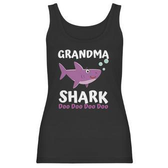 Grandma Shark Doo Doo Matching Family Shark Women Tank Top | Favorety