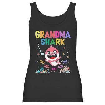 Grandma Shark Funny Mothers Day Cute Gift For Mother Women Tank Top | Favorety AU