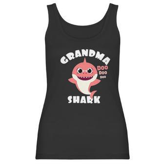 Grandma Shark Gift Shark Baby Cute Design Family Set Women Tank Top | Favorety UK