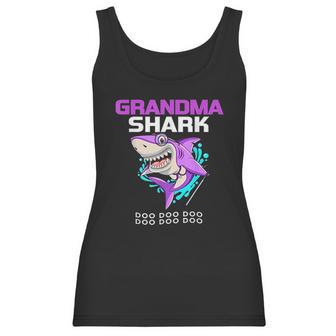 Grandma Shark Mothers Day Gift From Husband Son Women Tank Top | Favorety UK