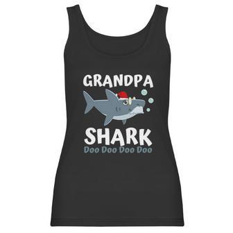 Grandpa Shark Christmas Mommy Shark Daddy Shark Baby Women Tank Top | Favorety CA