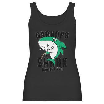 Grandpa Shark Daddy Grandfather Halloween Christmas Women Tank Top | Favorety DE