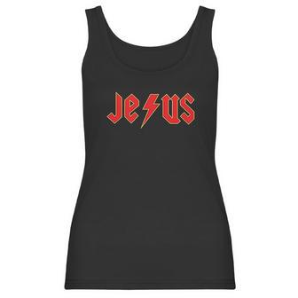 Gseagle Acdc Jesus Graphic Women Tank Top | Favorety