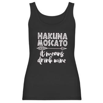 Women Hakuna Moscato Letter Print Women Tank Top | Favorety UK