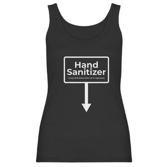 Hand Sanitizer Funny Humour Christmas Gag Gift Women Tank Top | Favorety AU