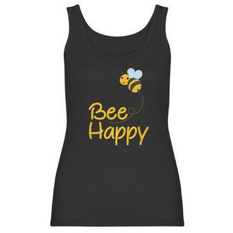 Be Happy Beekeeper Honey Pollen Gift Women Tank Top | Favorety UK