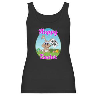 Happy Easter Happy Zombie Jesus Day Bunny Protestor Women Tank Top | Favorety CA