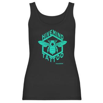 Hive Mind Tattoo Bee Logo Women Tank Top | Favorety UK