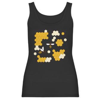 Honey Bee Honeycomb Women Tank Top | Favorety UK