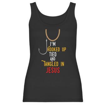 Hooked Tied And Tangled In Jesus Women Tank Top | Favorety CA