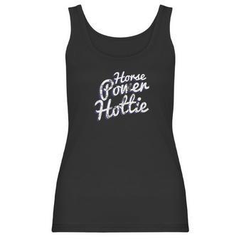 Horsepower Hottie Car Sled Fast Powerful Hot Rod Tee Women Tank Top | Favorety AU