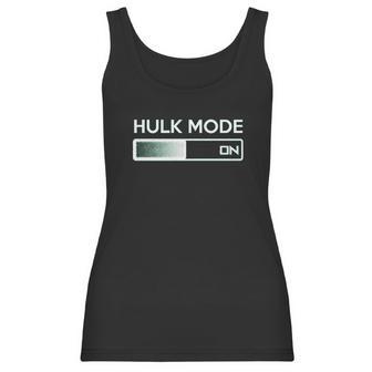 Hulk Mode On Funny Graphic Gym Workout Top Sarcastic Saying Adult Humor Women Tank Top | Favorety