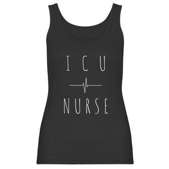 Icu Intensive Care Unit Rn Nurse Nursing Gift Women Tank Top | Favorety DE