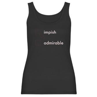 Impish Or Admirable Dwight Christmas Modern Fit Women Tank Top | Favorety CA