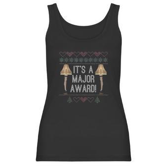 Its A Major Award Funny Christmas Fragile Leg Women Tank Top | Favorety