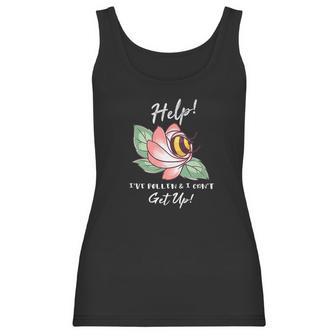 Ive Pollen And I Cant Get Up Bumble Bee Pun Funny Women Tank Top | Favorety CA