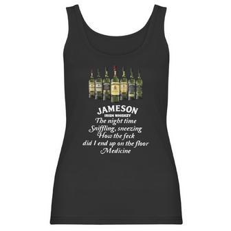 Jameson Irish Whiskey The Nighttime Sniffling Sneezing Women Tank Top | Favorety DE