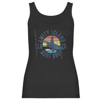 Womens Jaws Amity Island Surf Shop 1975 Retro Logo Women Tank Top | Favorety AU