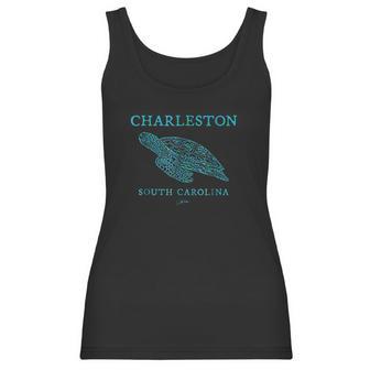 Jcombs Charleston Gliding Sea Turtle Women Tank Top | Favorety