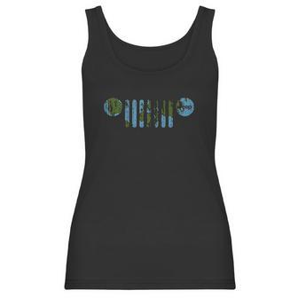 Womens Jeep Theres Only One Earth Jeep Grille Women Tank Top | Favorety