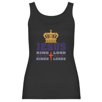 Jesus King Of Kings Lord Of Lords Back Only Women Tank Top | Favorety AU