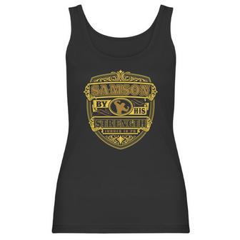 Jesus Samson By His Strength Tee Women Tank Top | Favorety DE