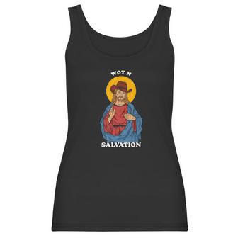 Jesus What In Tarnation Meme Wot N Salvation Women Tank Top | Favorety DE