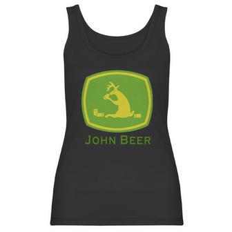 John Deere Parody John Beer Shirt Women Tank Top | Favorety UK