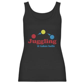 Juggling Takes Balls Womens Tshirt By American Apparel Women Tank Top | Favorety