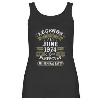 June 1974 47Th Birthday Gift 47 Years Old Men Women Women Tank Top | Favorety UK