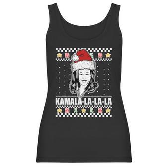 Kamala La La La Ugly Christmas Sweater Women Tank Top | Favorety AU