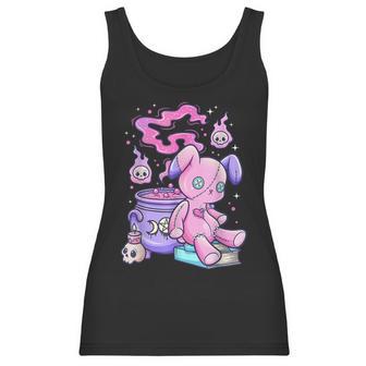 Kawaii Pastel Goth Cute Creepy Witchy Bear Men Women T-Shirt Graphic Print Casual Unisex Tee Women Tank Top | Favorety AU