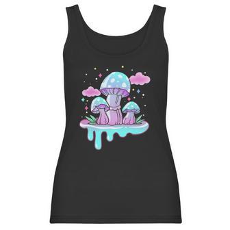 Kawaii Pastel Goth Mushrooms Women Tank Top | Favorety