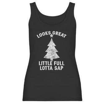 Little Full Lotta Sap Tee Christmas Vacation Santa Women Tank Top | Favorety AU