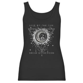 Live By The Sun Dream By The Moon Boho Enjoyable Gift 2022 Women Tank Top | Favorety