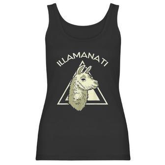 Llama Illuminati Funny Lama Women Tank Top | Favorety CA