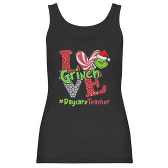 Love Grinch Daycare Teacher Women Tank Top | Favorety DE