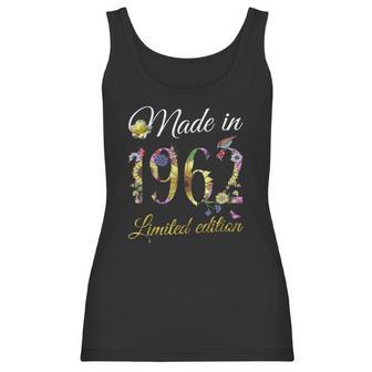 Made In 1962 Tee 60 Years Old Sunflowers Floral 60Th Birthday Women Tank Top | Favorety CA