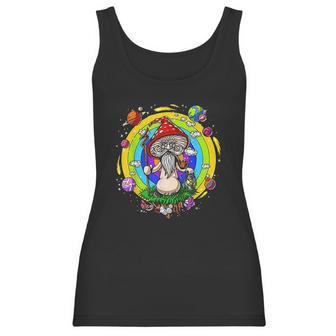 Magic Mushroom Psychedelic Hippie Fungus Fantasy Shrooms Women Tank Top | Favorety